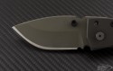 Crusader Forge Custom Green VIS-T S/E Folder Knife (3.5in Color Coated Plain S35-VN) CF-VIST-Fragger-SE - Additional View