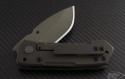 Crusader Forge Custom Green VIS-T S/E Folder Knife (3.5in Color Coated Plain S35-VN) CF-VIST-Fragger-SE - Additional View