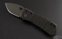 Crusader Forge Custom Green VIS-T S/E Folder Knife (3.5in Color Coated Plain S35-VN) CF-VIST-Fragger-SE - Front