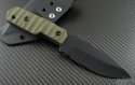 Crusader Forge Green TCFM S/E Fixed Knife (4in Black Plain S30-V) CF-TCFM03-TAD - Back