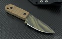 Crusader Forge Tan Minimi Dagger D/E Fixed Knife (3.5in Color Coated Plain S30-V) CF-MINI-DAG-1 - Back