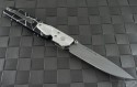 Dalton Custom S/E Automatic Folder S/A Knife (4.4in Bead Blasted Plain) DTN-M12-PROTO - Back