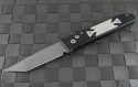 Dalton Custom T/E Automatic Folder S/A Knife (3.75in Bead Blasted Plain) DTN-JAMMER - Front