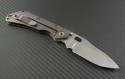 Duane Dwyer Custom Colored Ti SnG S/E Folder Knife (2.8in Satin Plain P5F27) DD-SMF-01 - Back