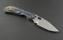 Duane Dwyer Custom Colored Ti SnG S/E Folder Knife (2.8in Satin Plain P5F27) DD-SnG-01 - Back