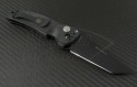Hogue Extreme T/E Automatic Folder S/A Knife (3.5in Black Plain 154-CM) HO-EX-A03-34320 - Back