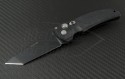 Hogue Extreme T/E Automatic Folder S/A Knife (3.5in Black Plain 154-CM) HO-EX-A03-34320 - Front