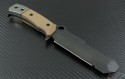 Medford Knife & Tool Coyote USMC EOD S/E Fixed (5in Black Plain D2) MKT-EOD - Back