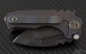Medford Knife & Tool Custom Other Praetorian T/E Folder (2.75in Bead Blasted Plain D2) MKT-Praetorian-Ti-Micro-Pur - Additional View