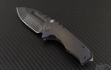 Medford Knife & Tool Custom Other Praetorian T/E Folder (2.75in Bead Blasted Plain D2) MKT-Praetorian-Ti-Micro-Pur - Additional View
