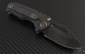 Medford Knife & Tool Custom Other Praetorian T/E Folder (2.75in Bead Blasted Plain D2) MKT-Praetorian-Ti-Micro-Pur - Back