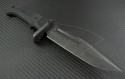 Medford Knife & Tool Custom USMC RAIDER S/E Fixed (6.5in Black Plain D2) MKT-Raider-Blk - Additional View