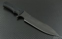 Medford Knife & Tool JF-1 D/E Fixed (5.75in Black Plain D2) MKT-JF1-BLK - Back