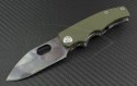 Medford Knife & Tool OD Green 187RMP S/E Flipper (3.25in Vulcan Plain D2) MKT-187RMP-OD1 - Front