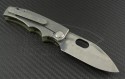 Medford Knife & Tool OD Green 187RMP S/E Flipper (3.25in Vulcan Plain D2) MKT-187RMP-OD2 - Back