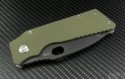 Medford Knife & Tool OD Green TFF-1 S/E Folder (4in Black Plain D2) MKT-TFF1-OD - Additional View
