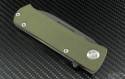 Medford Knife & Tool OD Green TFF-4 S/E Folder (3.4in Black Plain D2) MKT-TFF4-OD - Additional View
