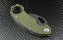 Medford Knife & Tool OD Green TFK-1 Karambit Folder (3in Black Plain D2) MKT-TFK1-OD - Additional View