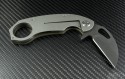 Medford Knife & Tool OD Green TFK-1 Karambit Folder (3in Black Plain D2) MKT-TFK1-OD - Back