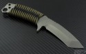 Medford Knife & Tool OD Green TST-1 T/E Fixed (5.25in Satin Plain D2) MKT-TST1-BKC - Back