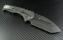 Medford Knife & Tool Praetorian G T/E Folder (3.75in Black Plain D2) MKT-PRAG-BF - Back