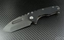 Medford Knife & Tool Praetorian G T/E Folder (3.75in Black Plain D2) MKT-PRAG-BF - Front