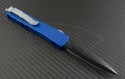 Microtech Knives Blue Ultratech D/E Automatic OTF D/A Knife (3.44in Black Plain ELMAX) 122-1BL - Back
