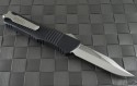 Microtech Knives Combat Troodon Clip Point Automatic OTF D/A Knife (3.75in Satin Plain S35-VN) 143-4-2013 - Back