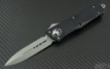 Microtech Knives Combat Troodon D/E Automatic OTF D/A Knife (3.75in Bead Blasted Plain ATS-34) 142-7-2014 - Front