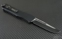 Microtech Knives Combat Troodon S/E Automatic OTF D/A Knife (3.75in Black Plain) VNT-0096 - Back
