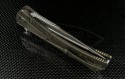 Microtech Knives Custom Bronze Hara S/E Flipper Knife (3.1in Mirror Polished Plain ELMAX) MTC-0009 - Additional View
