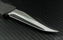 Microtech Knives Custom Carbon Fiber Combat Troodon Clip Point Automatic OTF D/A Knife (3.75in Mirror Polished Plain 154-CM) CT-CF-BOW - Additional View