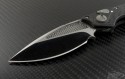 Microtech Knives Custom Carbon Fiber DOC S/E Automatic Folder S/A Knife (3.5in Mirror Polished Plain) DOC-C-KS-HP - Additional View