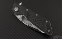 Microtech Knives Custom Carbon Fiber DOC S/E Flipper Knife (3.5in Mirror Polished Plain) doc-c-ma-cf-hp - Additional View