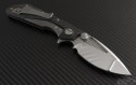 Microtech Knives Custom Carbon Fiber DOC S/E Flipper Knife (3.5in Mirror Polished Plain) doc-c-ma-cf-hp - Back
