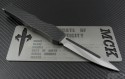 Microtech Knives Custom Carbon Fiber Halo V S/E Automatic OTF S/A Knife (4.6in Mirror Polished Plain) halo-c-cf-hp2 - Back