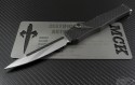 Microtech Knives Custom Carbon Fiber Halo V S/E Automatic OTF S/A Knife (4.6in Mirror Polished Plain) halo-c-cf-hp2 - Front
