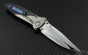 Microtech Knives Custom Carbon Fiber Socom Bravo S/E Folder Knife (4in Mirror Polished Plain) S-Bravo-CP-HP - Additional View