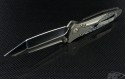 Microtech Knives Custom Carbon Fiber Socom Bravo T/E Folder Knife (4in Black Plain) S-Bravo-TE - Additional View