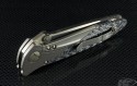 Microtech Knives Custom Carbon Fiber Socom Bravo T/E Folder Knife (4in Black Plain) S-Bravo-TE - Additional View