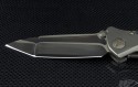 Microtech Knives Custom Carbon Fiber Socom Bravo T/E Folder Knife (4in Black Plain) S-Bravo-TE - Additional View