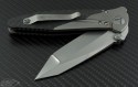Microtech Knives Custom Carbon Fiber Socom Bravo T/E Folder Knife (4in Stonewashed Plain) S-Bravo-TE2 - Additional View