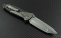 Microtech Knives Custom Carbon Fiber Socom Bravo T/E Folder Knife (4in Stonewashed Plain) S-Bravo-TE2 - Back