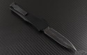 Microtech Knives Custom Combat Troodon D/E Automatic OTF D/A Knife (3.75in Damascus Plain) ct-c-de-dam-ti - Back