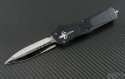 Microtech Knives Custom Combat Troodon D/E Automatic OTF D/A Knife (3.75in Mirror Polished Plain) ct-c-de-hp-ti-2013 - Front