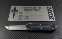 Microtech Knives Custom Gray Scarab T/E Automatic OTF D/A Knife (3.44in Stonewashed Plain) scrb-c-te-gmg - Additional View