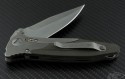 Microtech Knives Custom Green Socom Bravo T/E Folder Knife (4in Stonewashed Plain) S-Bravo-CP - Additional View