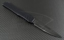 Microtech Knives Custom Halo V S/E Automatic OTF S/A Knife (4.25in Damascus Plain ) MTC-0005 - Back