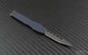 Microtech Knives Custom Mini Halo S/E Automatic OTF S/A Knife (1.94in Damascus Plain ) Mini-Halo - Back