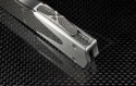 Microtech Knives Custom Stainless Steel UT-10 D/E Automatic OTF D/A Knife (3.5in Mirror Polished Plain ELMAX) MTC-0008 - Additional View